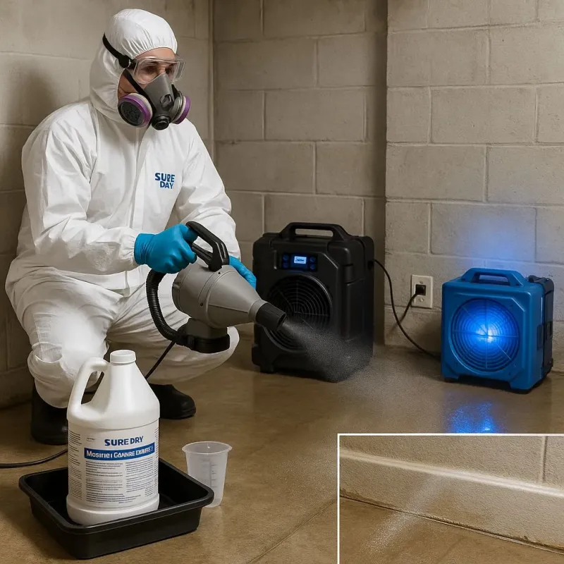 Sanitization and Odor Removal process in Chester County, PA
