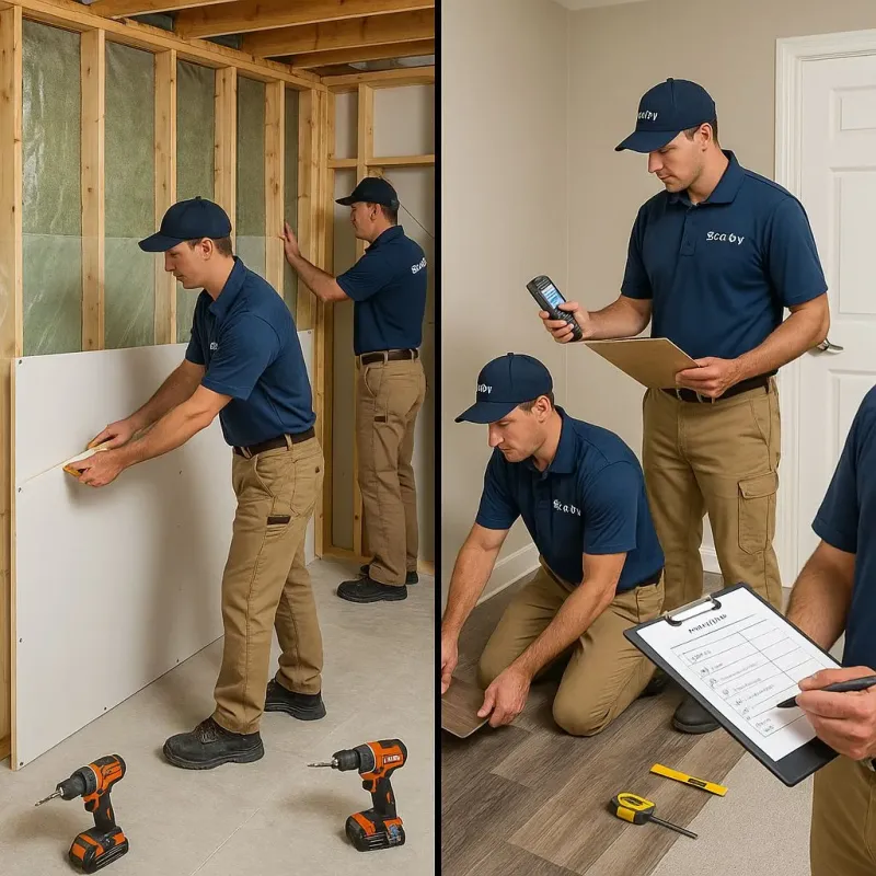 Repairs and Reconstruction process in Chester County, PA